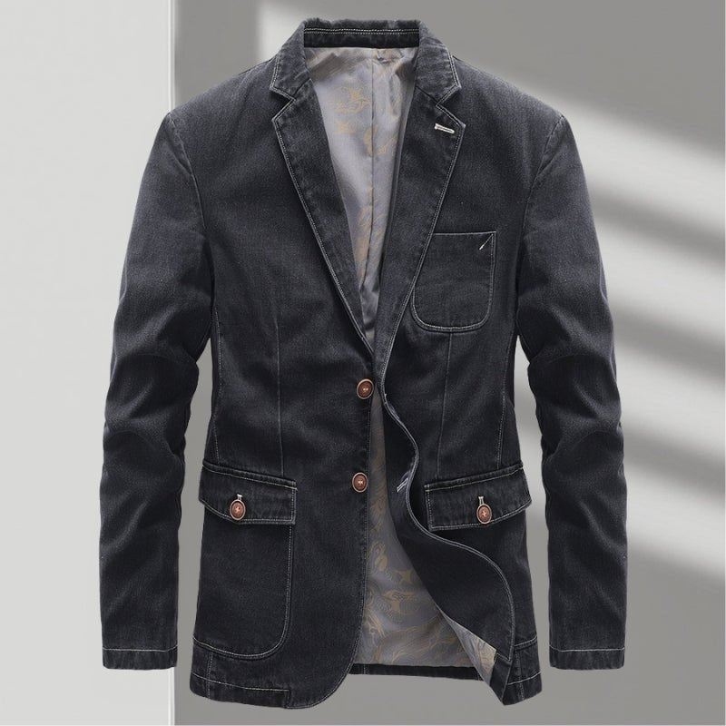 Blazer di cotone chic