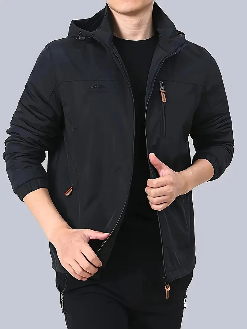 Elegante giacca antivento
