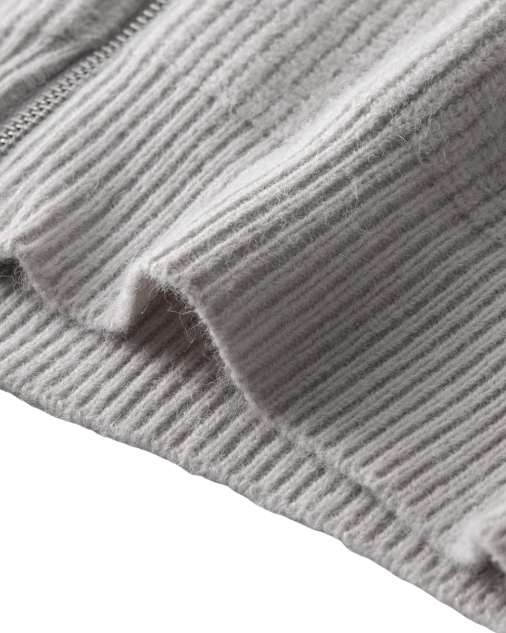 Cardigan con zip in lana merino Four Seasons