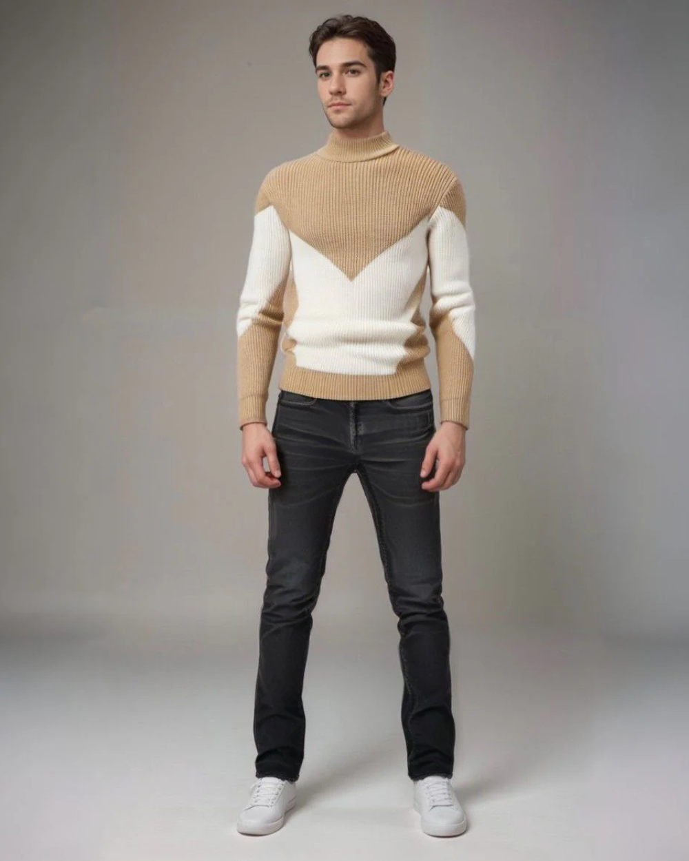 Maglione premium lavorato a maglia