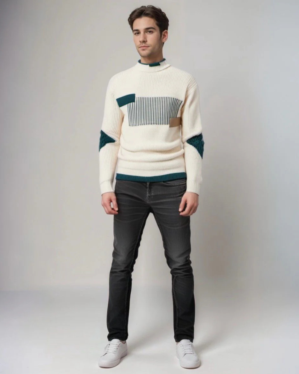 Maglione premium lavorato a maglia