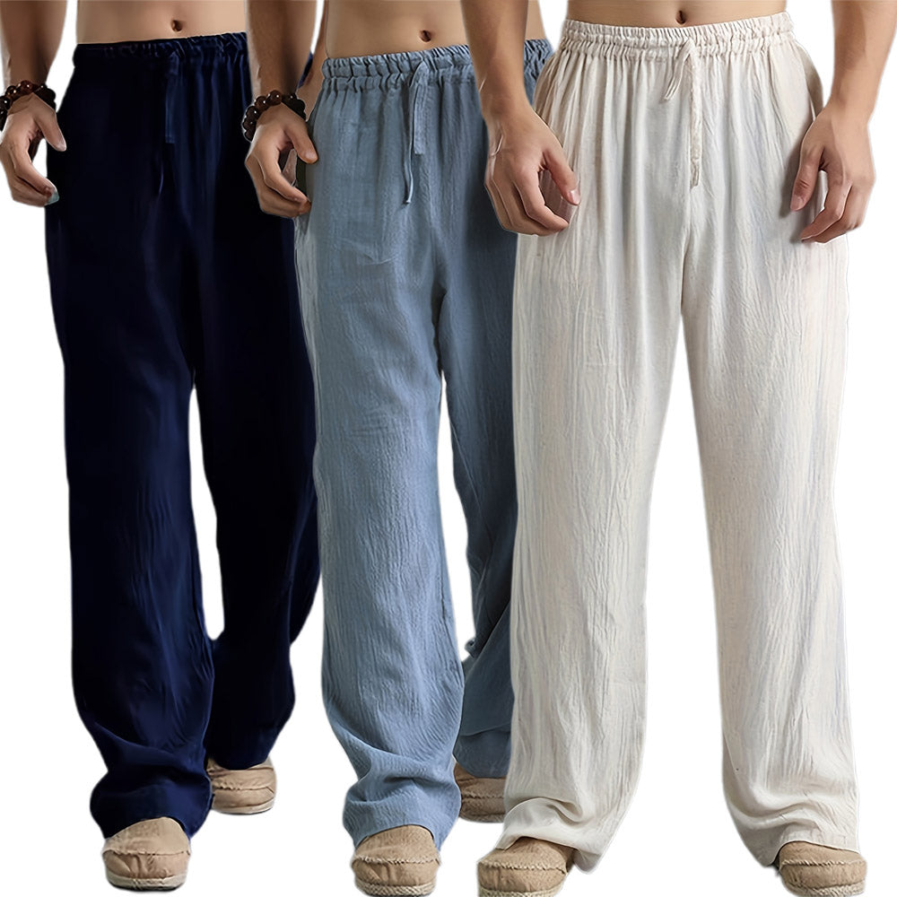 Pantaloni di lino traspiranti