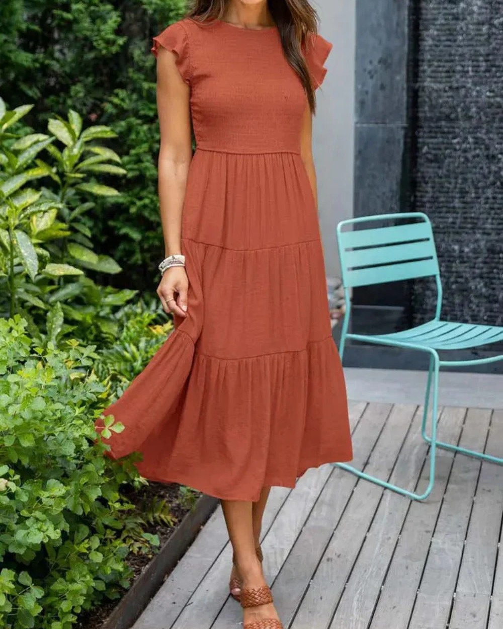 Abito elegante alle Maldive