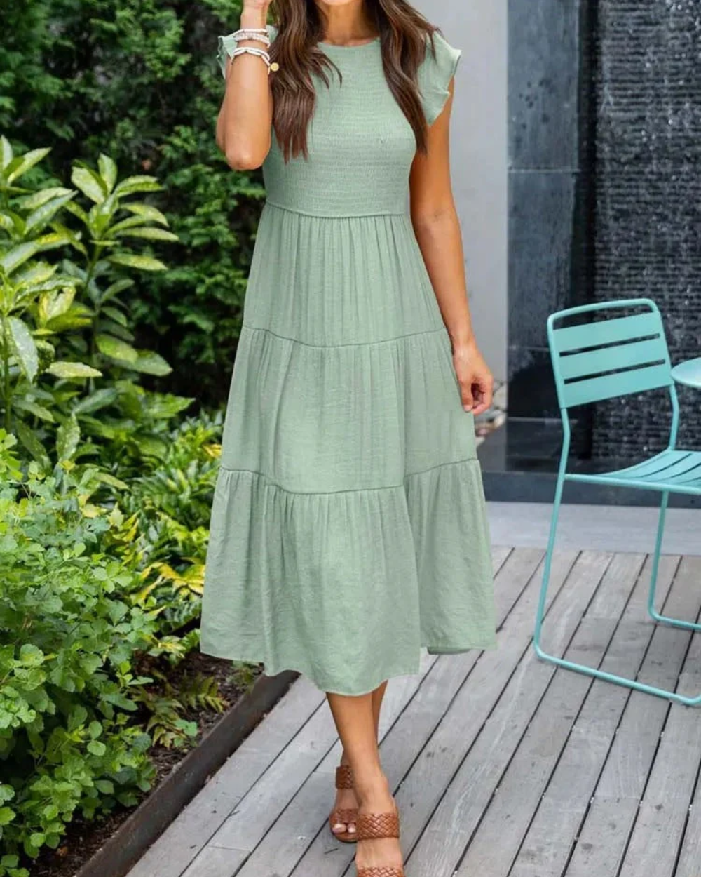 Abito elegante alle Maldive