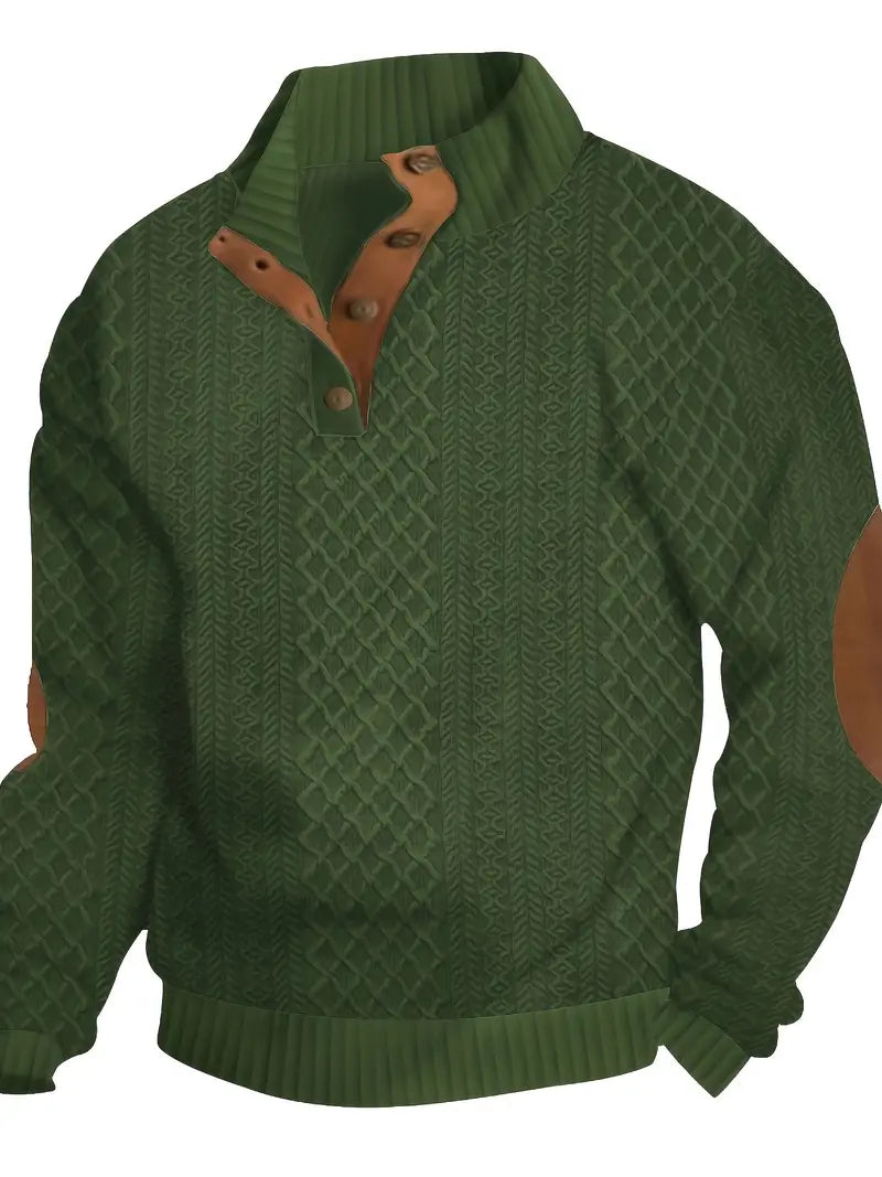 Maglione con bottoni eleganti