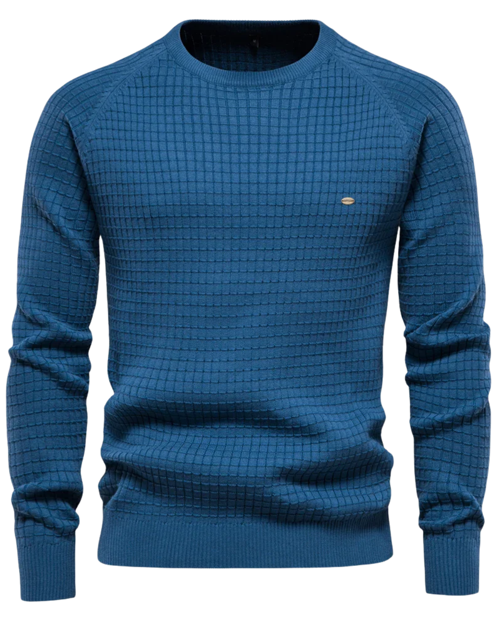 Maglione da uomo con motivo a griglia