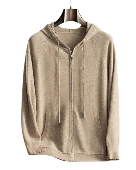 Gilet in cashmere con cappuccio Courchevel