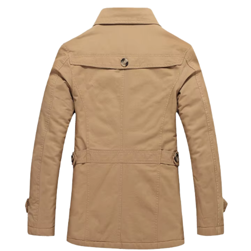 Elegante trench imbottito