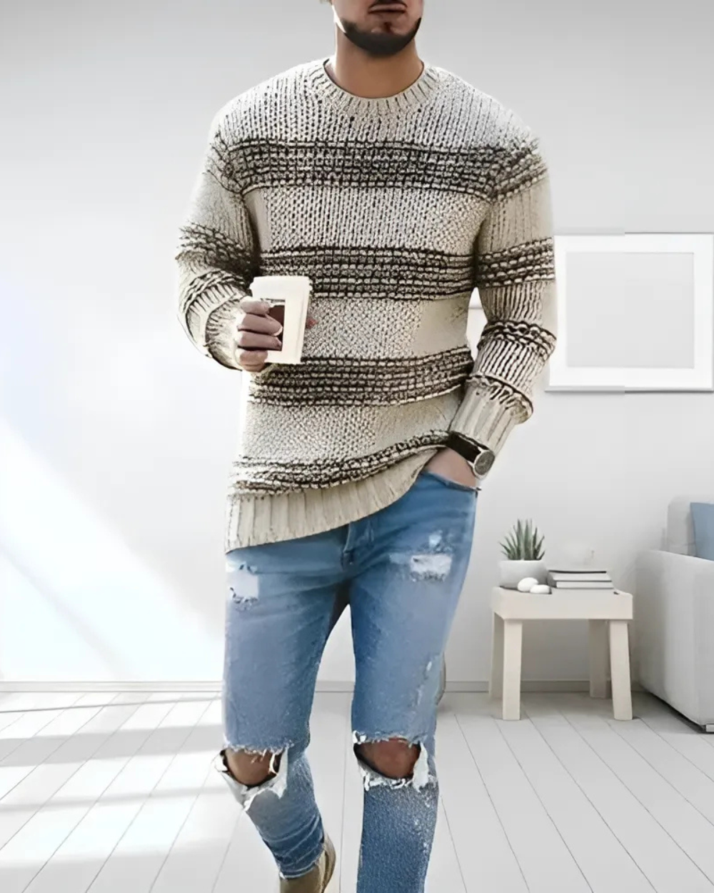 Maglione Benedetto Premium lavorato a maglia