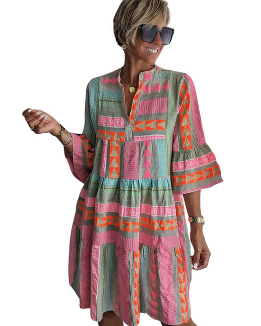 Abito da donna elegante e colorato