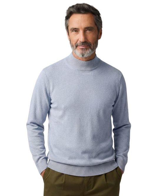 Maglione in cashmere con collo medio