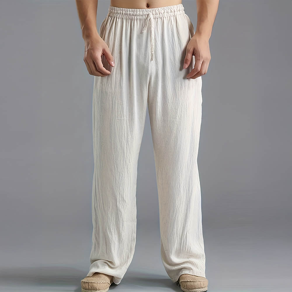Pantaloni di lino traspiranti