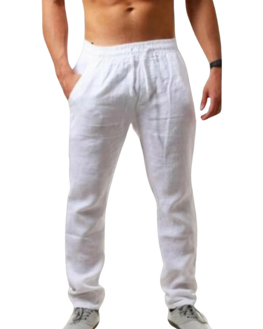 Pantaloni in lino Cabo