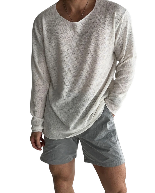 Maglietta casual in maglia