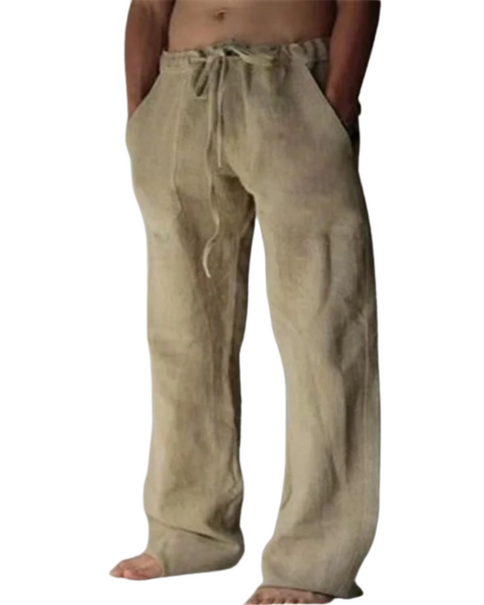 Pantaloni di lino traspiranti