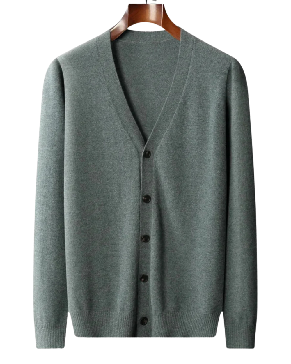 Cardigan in lana merino lavorato a maglia Faunus