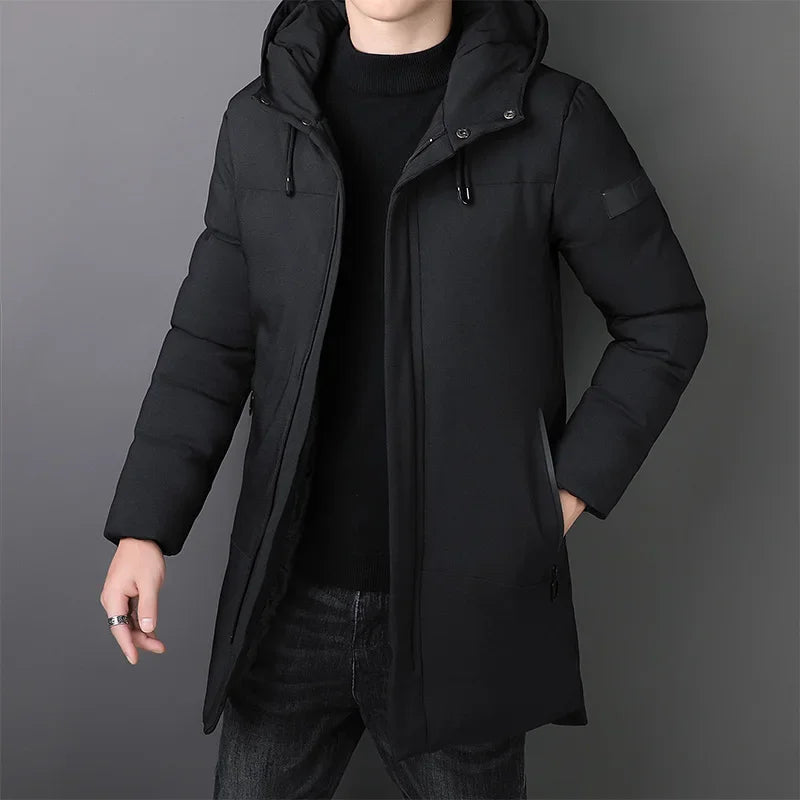 Giacca lunga elegante da uomo