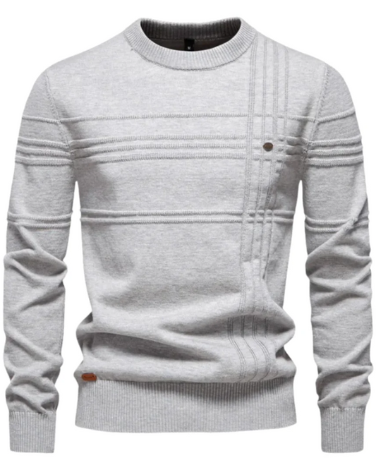 Maglione da uomo con design a scacchi