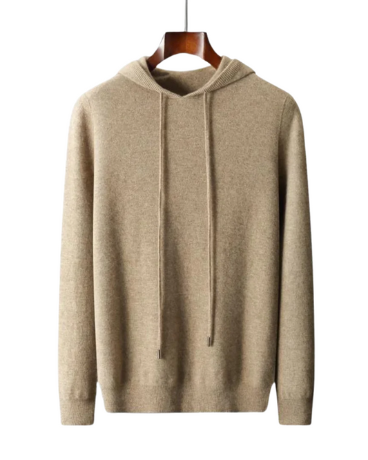 Maglione con cappuccio in cashmere Canopus