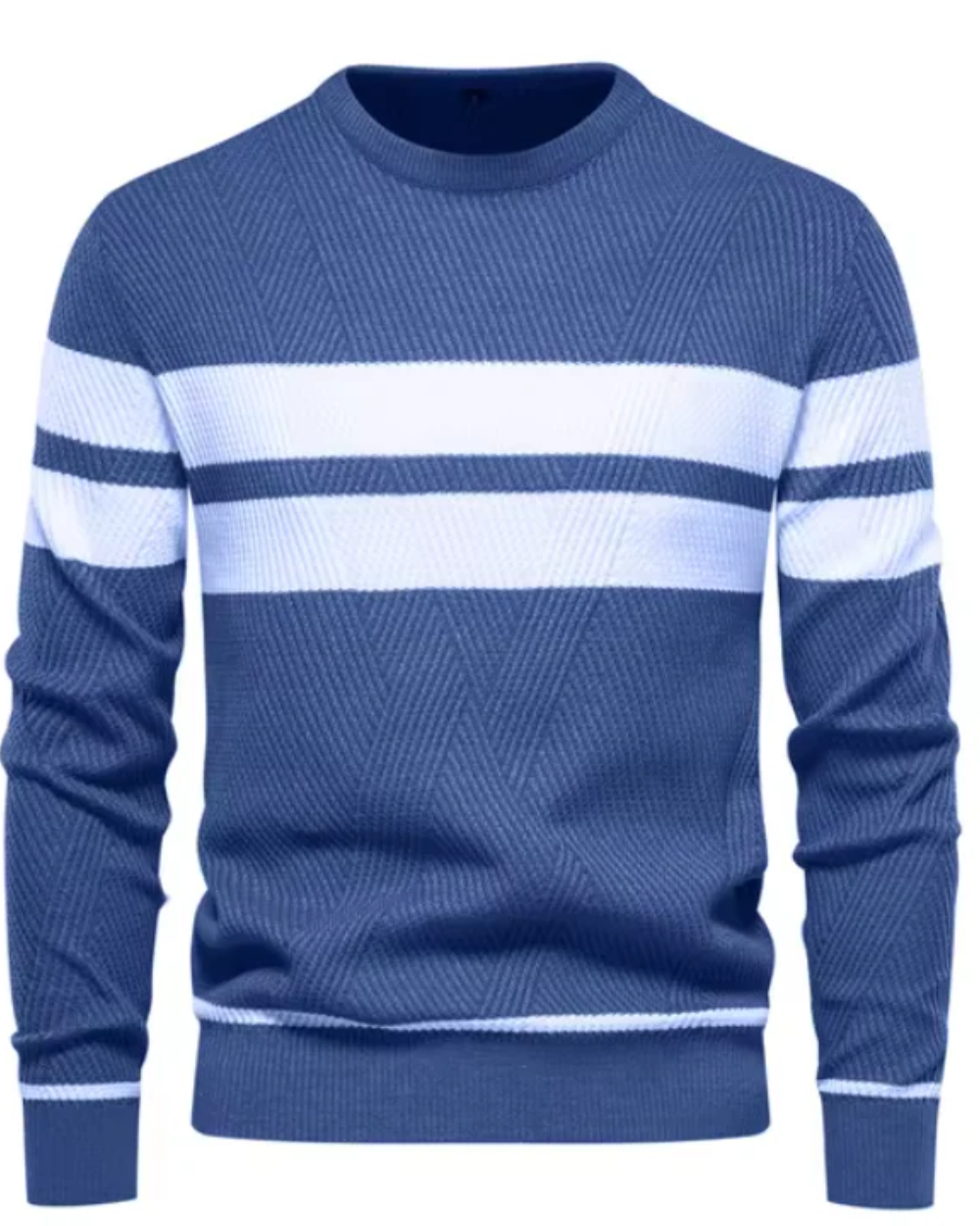 Maglione da uomo alla moda con strisce