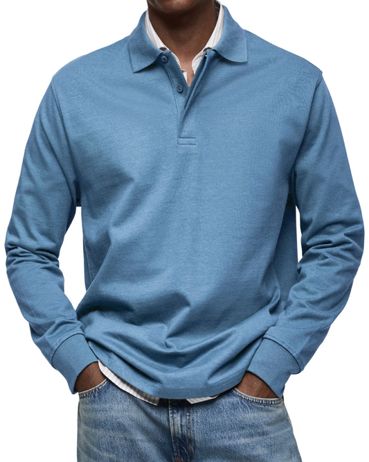 Maglione polo casual