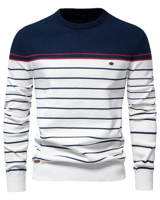 Maglione da uomo con design a righe