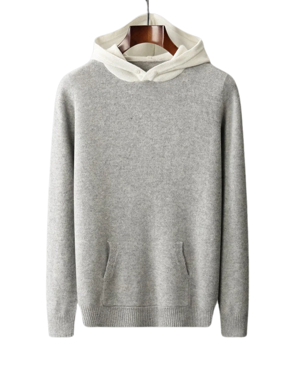 Nova Felpa con cappuccio in lana merino