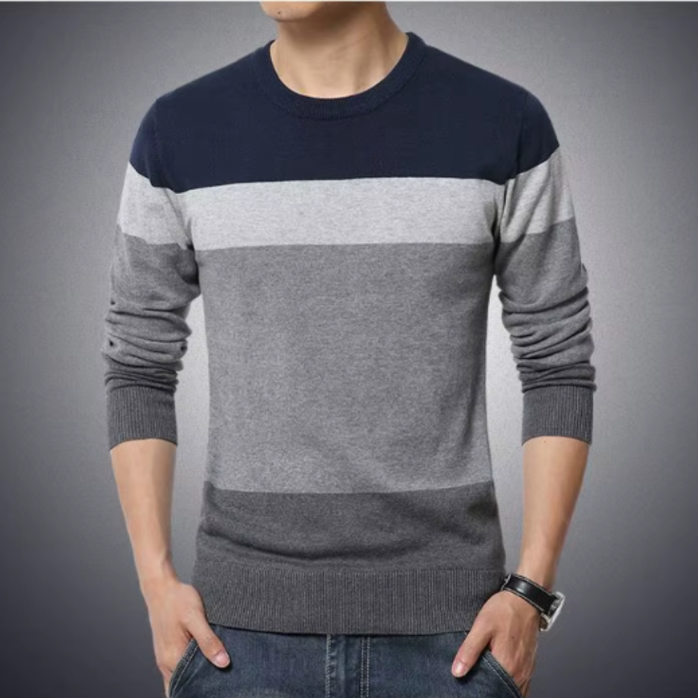 Maglione da uomo in cotone casual