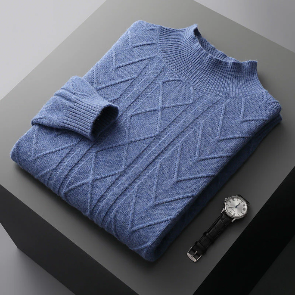Maglione in cashmere a fantasia Mizar