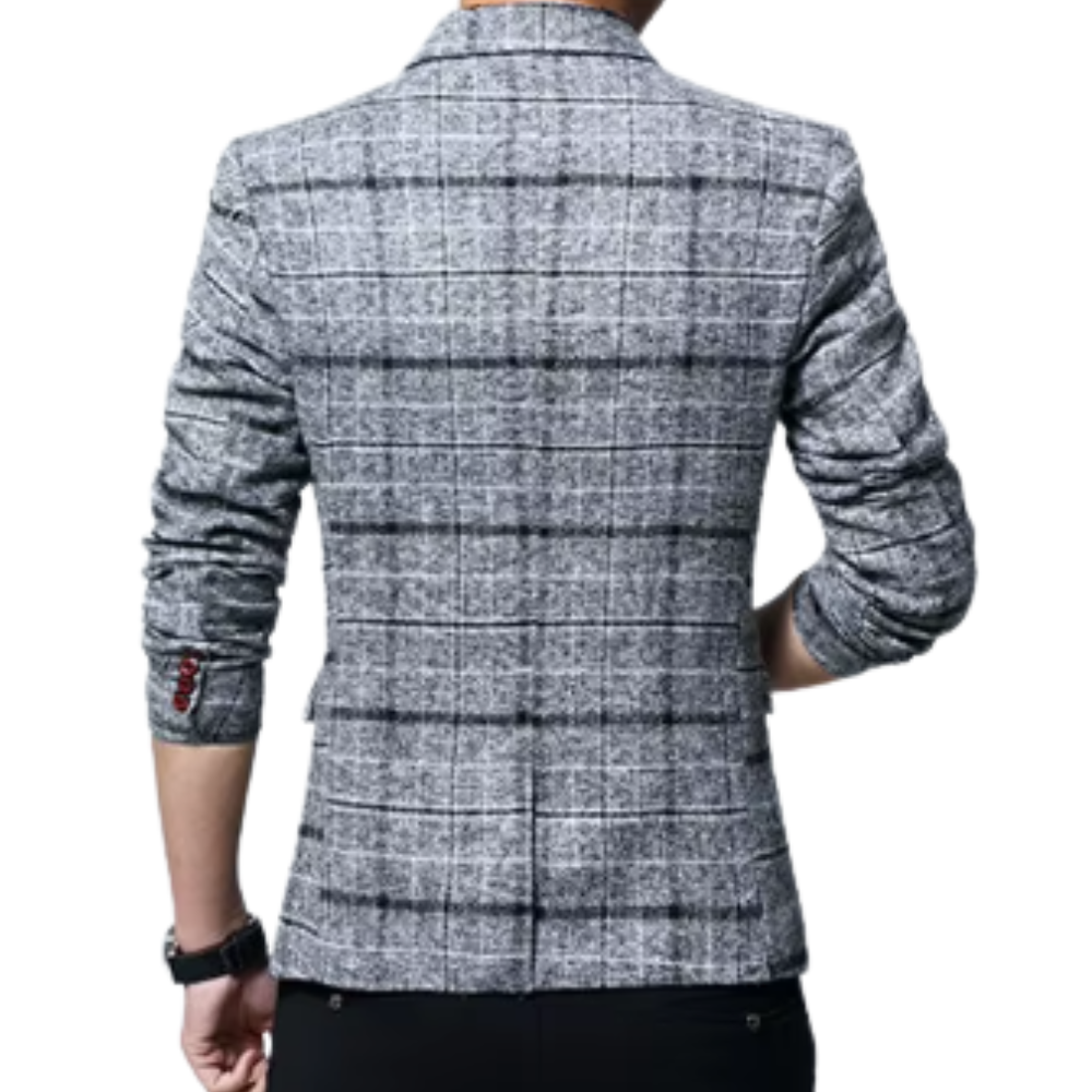 Blazer elegante a scacchi