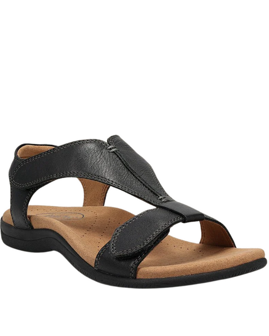 Sandali ortopedici in pelle da donna