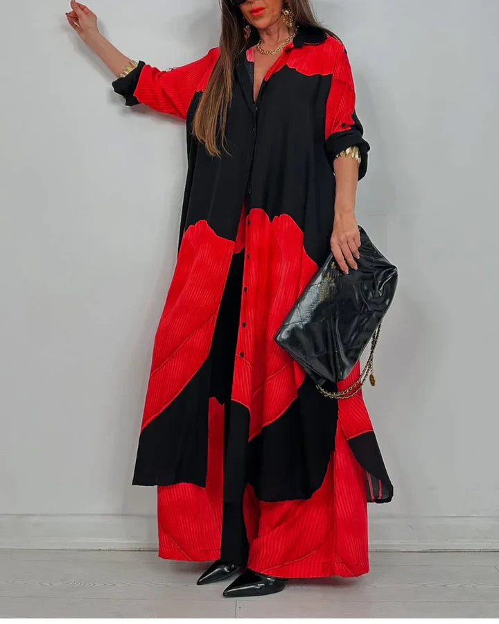 Elegante set da donna in due pezzi