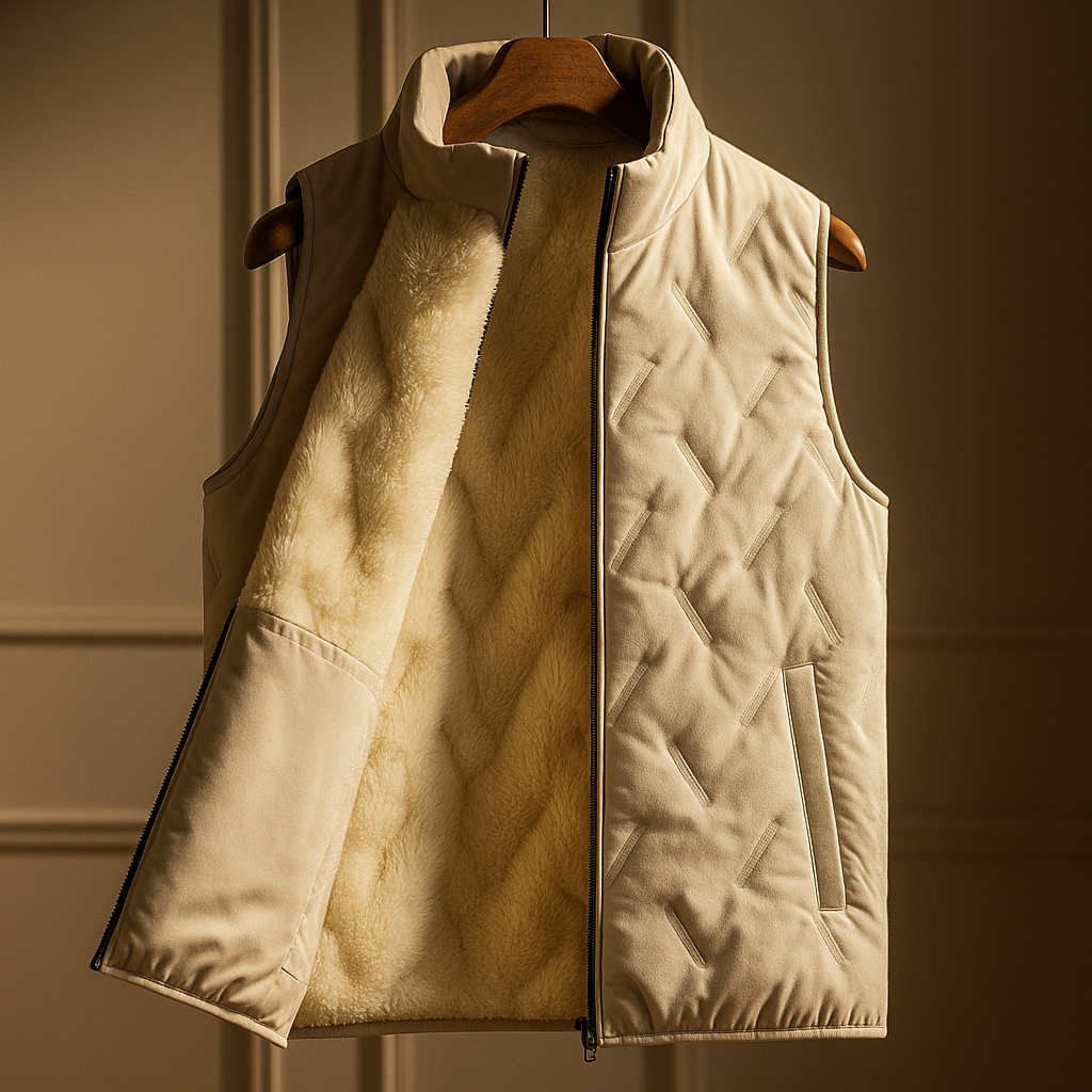 Gilet elegante in sherpa