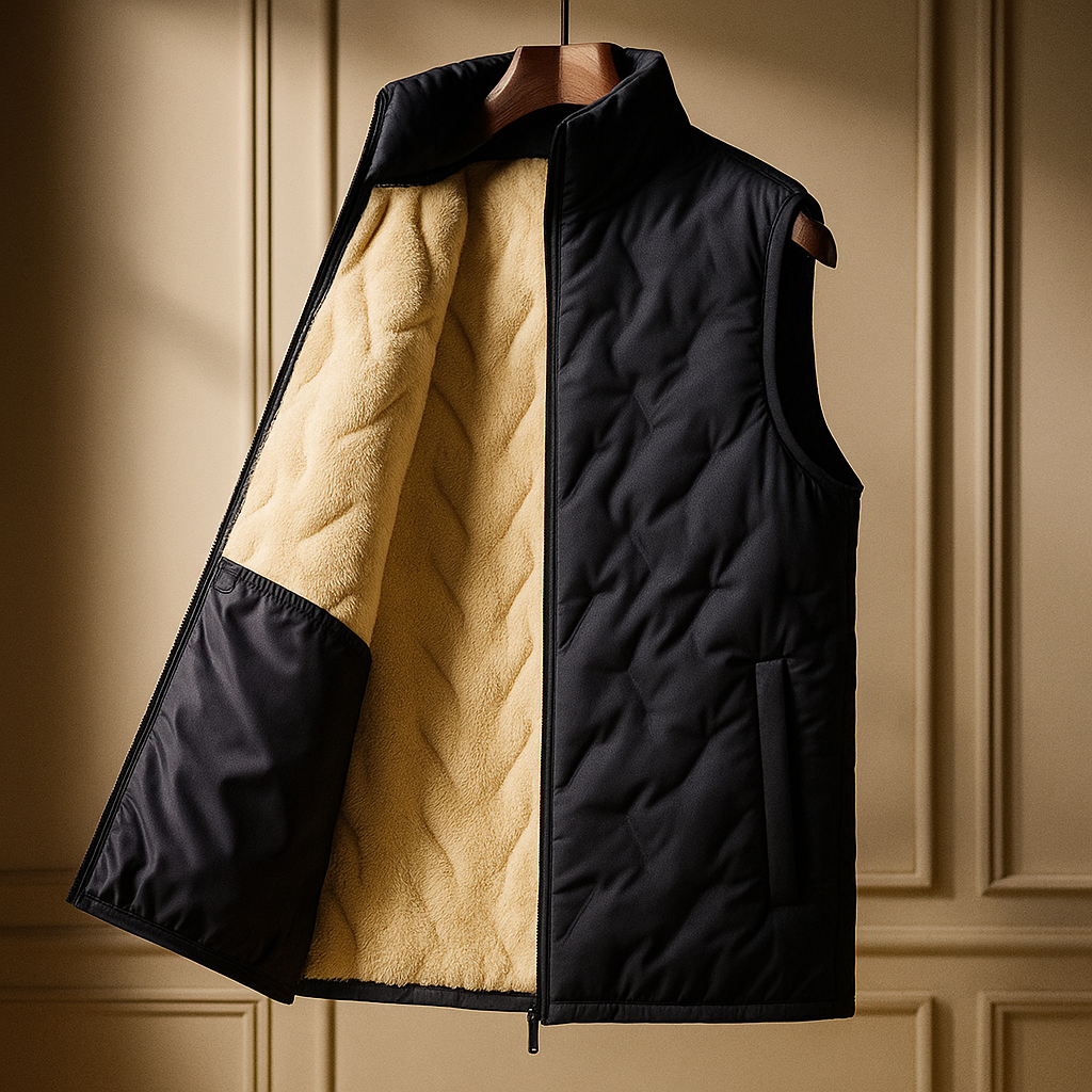 Gilet elegante in sherpa