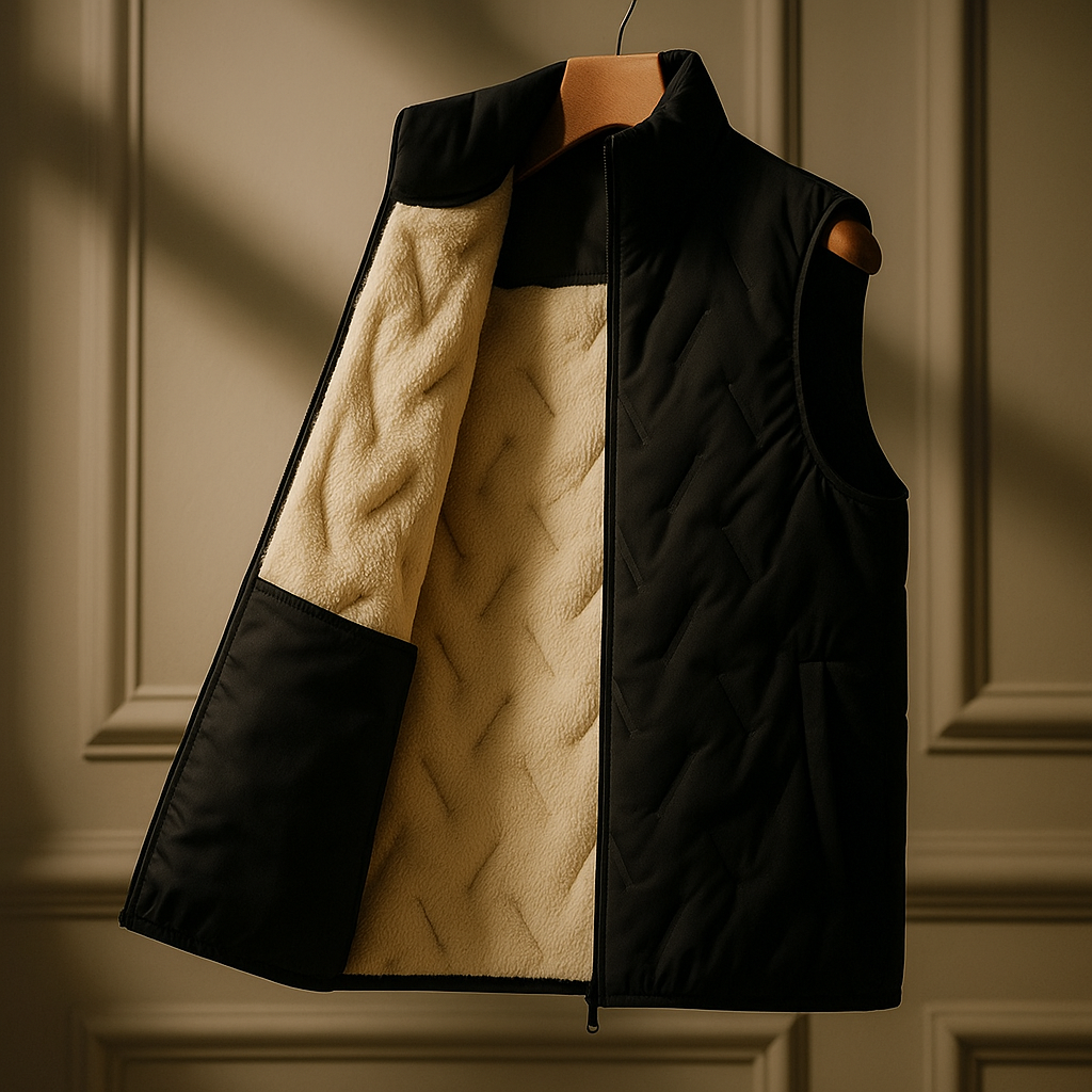 Gilet elegante in sherpa