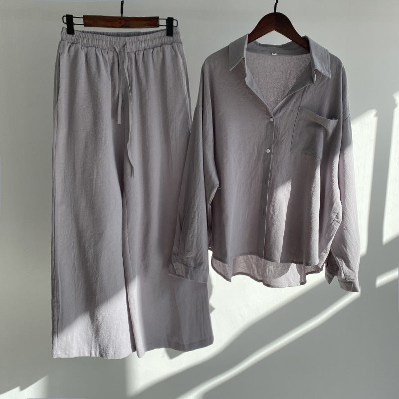 Set due pezzi in cotone