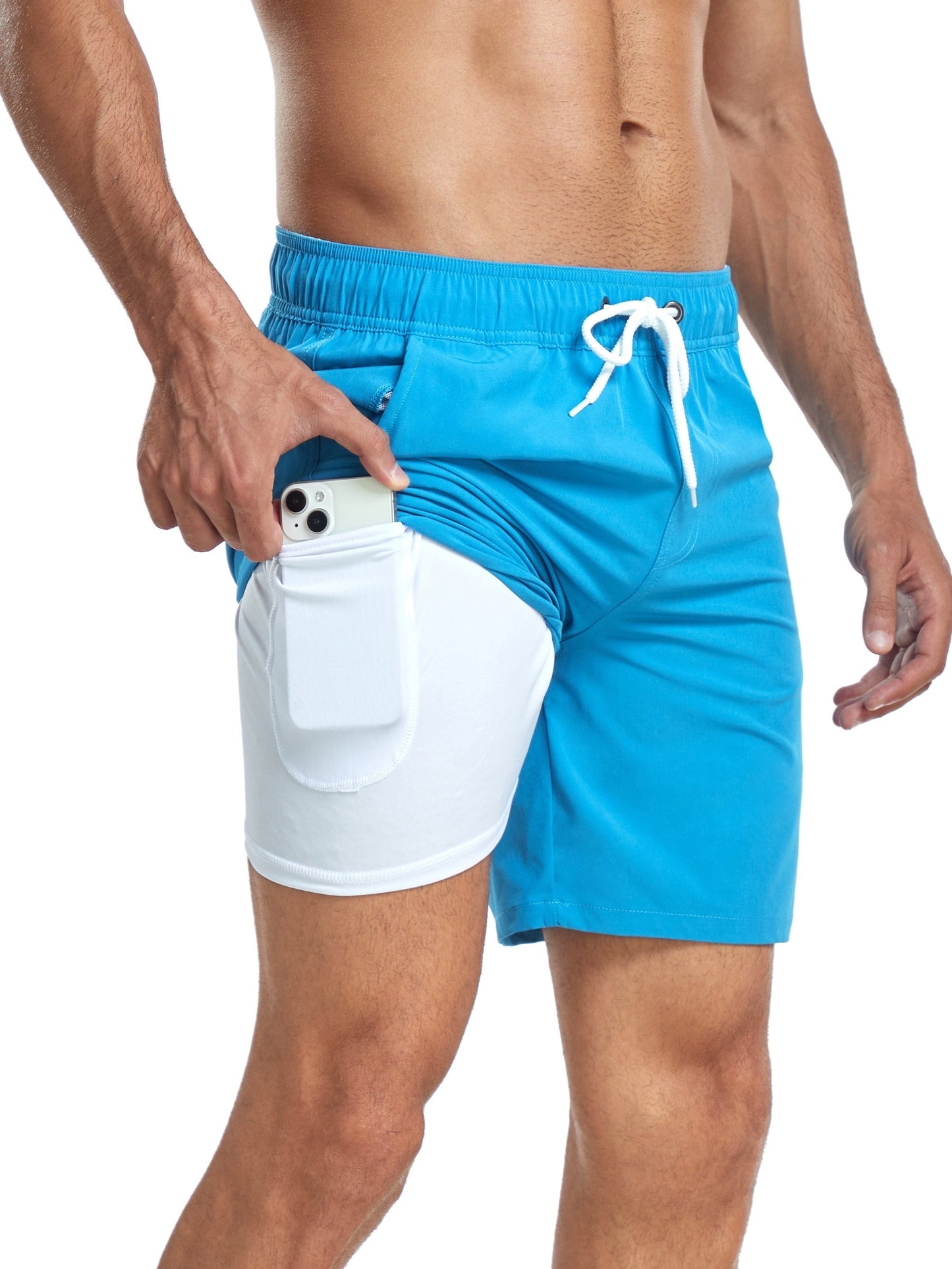 Pantaloncini da bagno con tasche