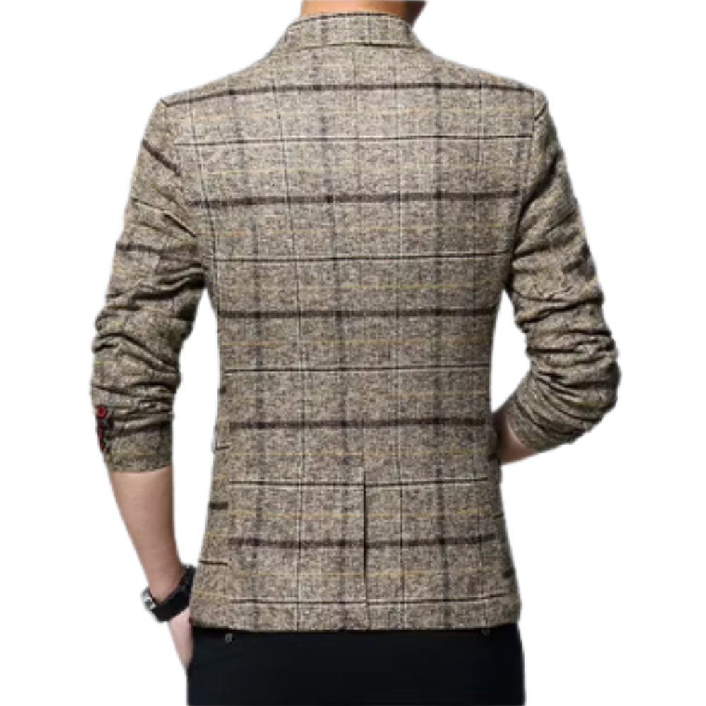 Blazer elegante a scacchi