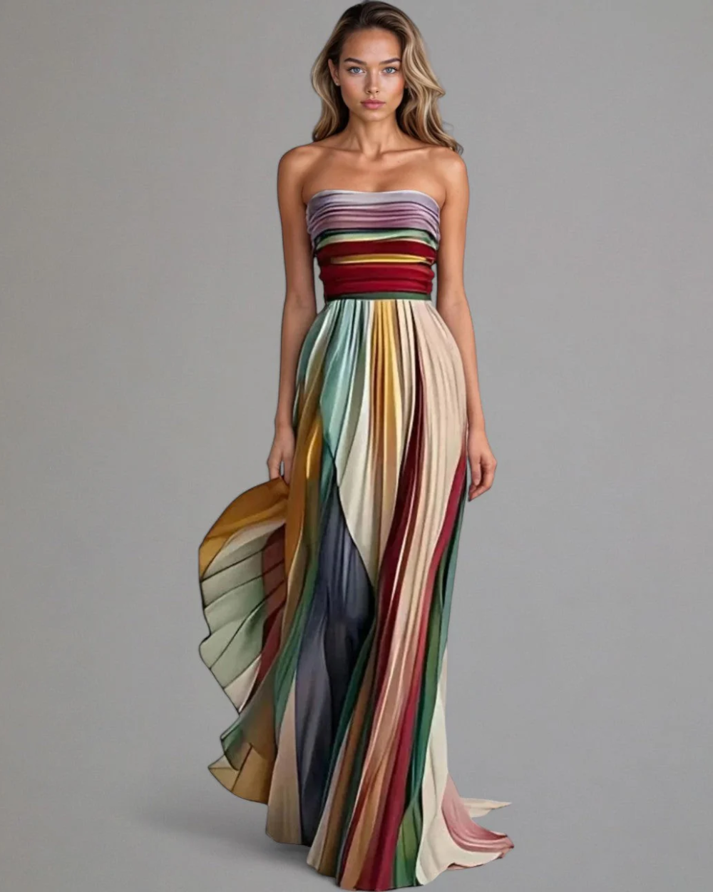 Abito elegante senza maniche