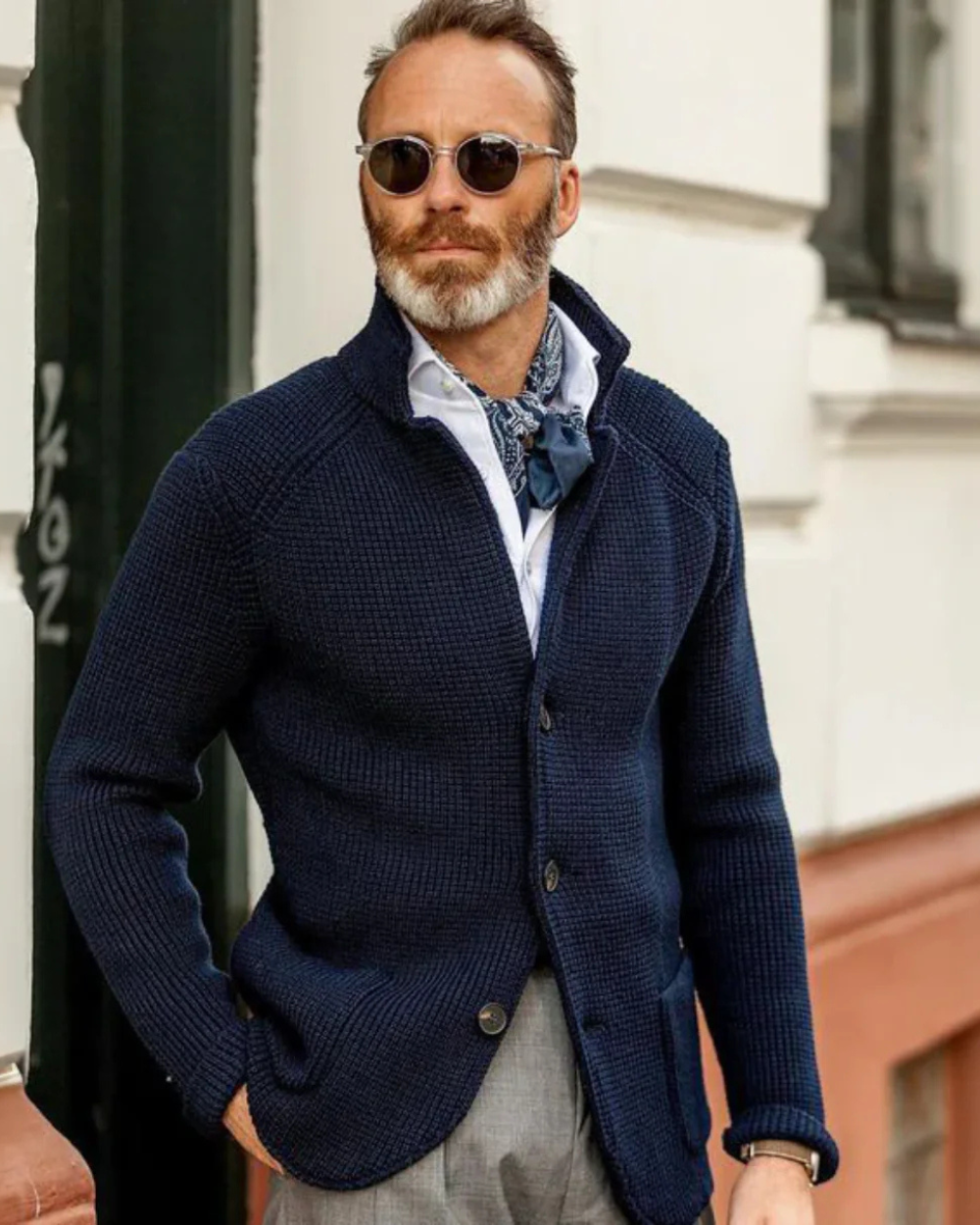 Cardigan a maglia