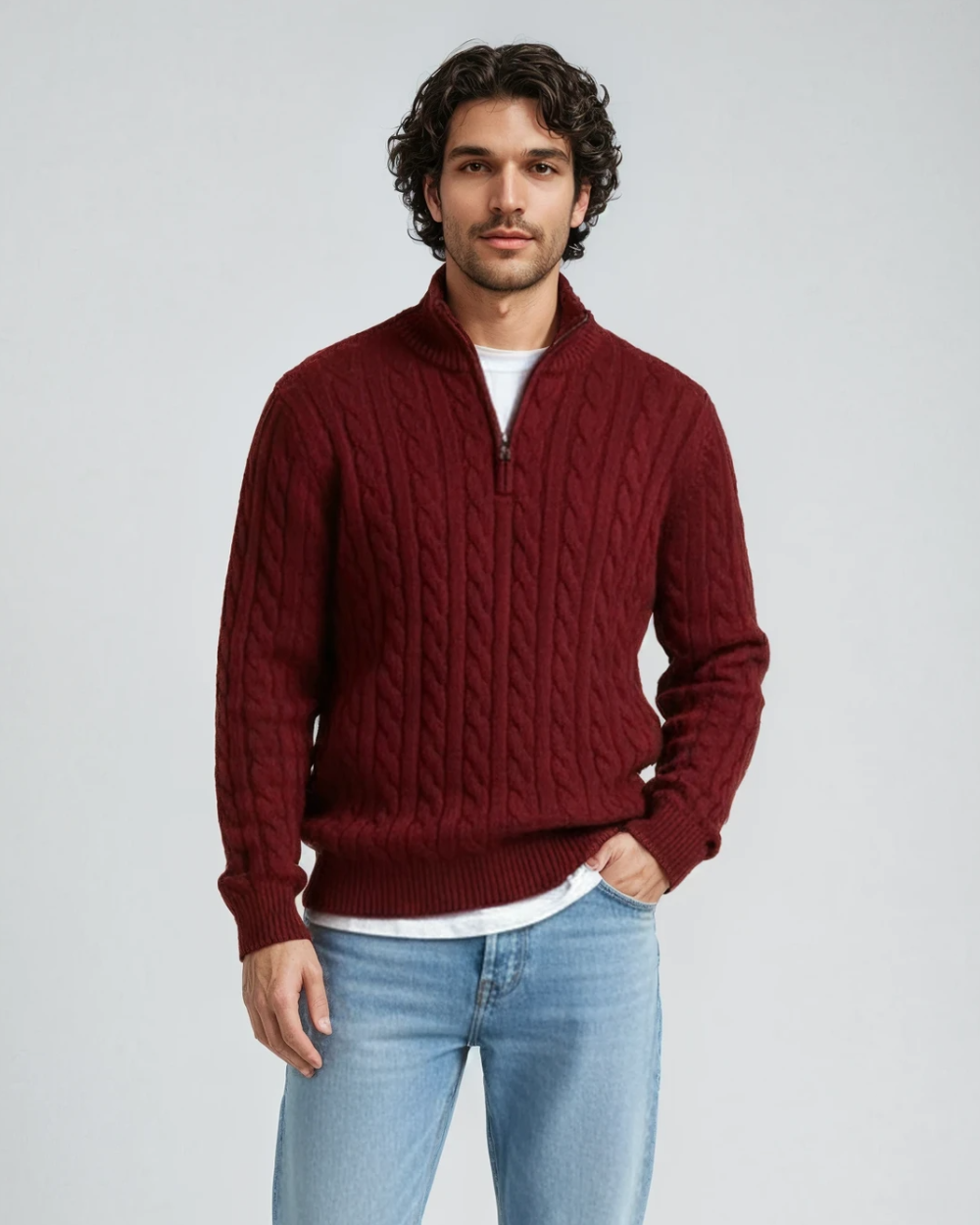 Maglione con zip Givalli
