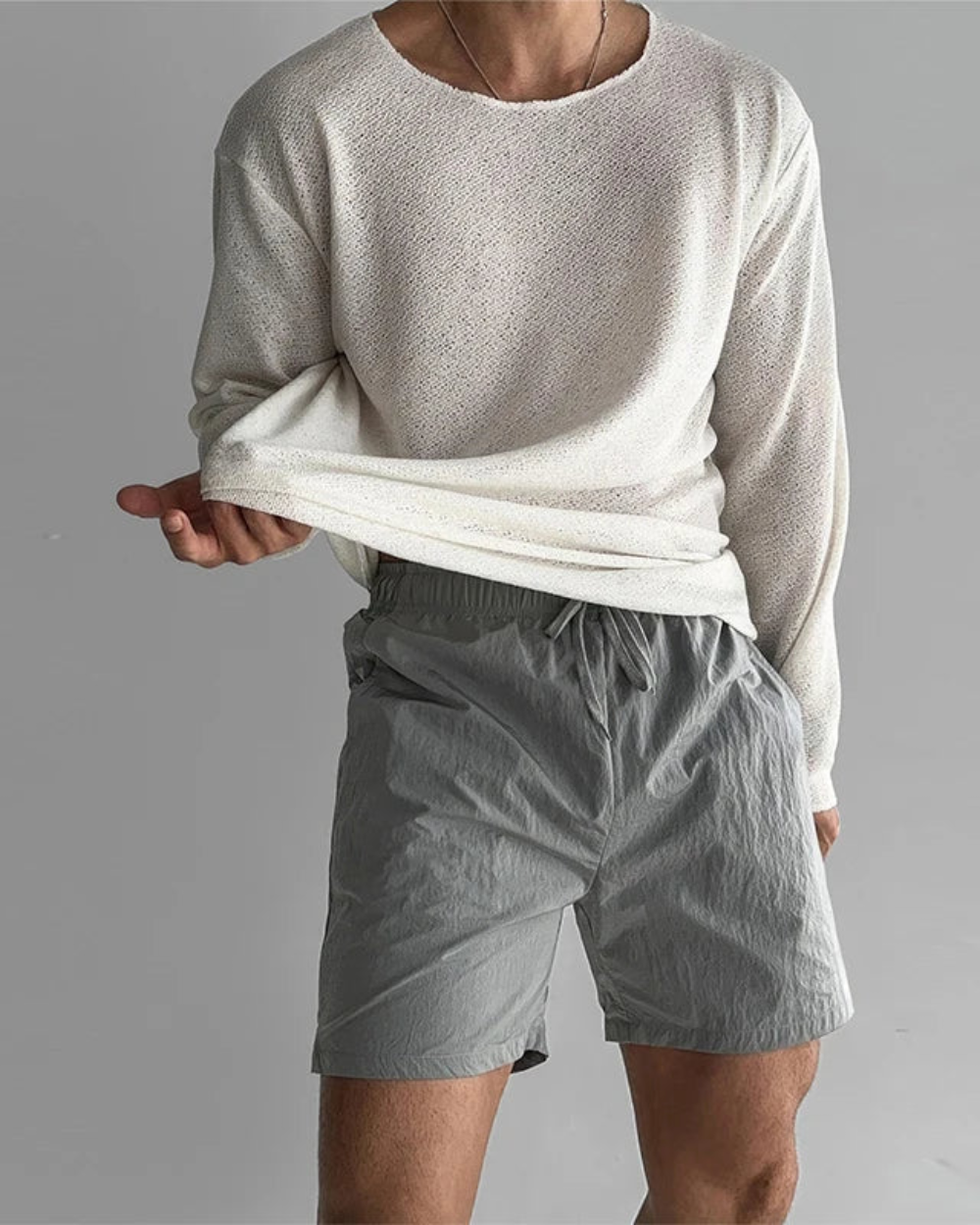 Maglietta casual in maglia