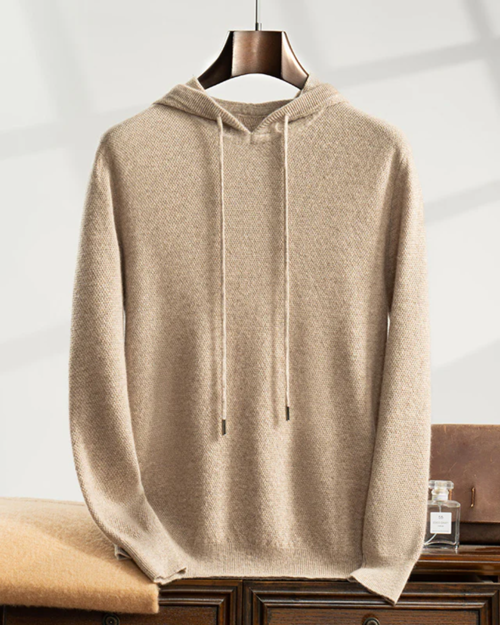 Felpa con cappuccio in cashmere Procida