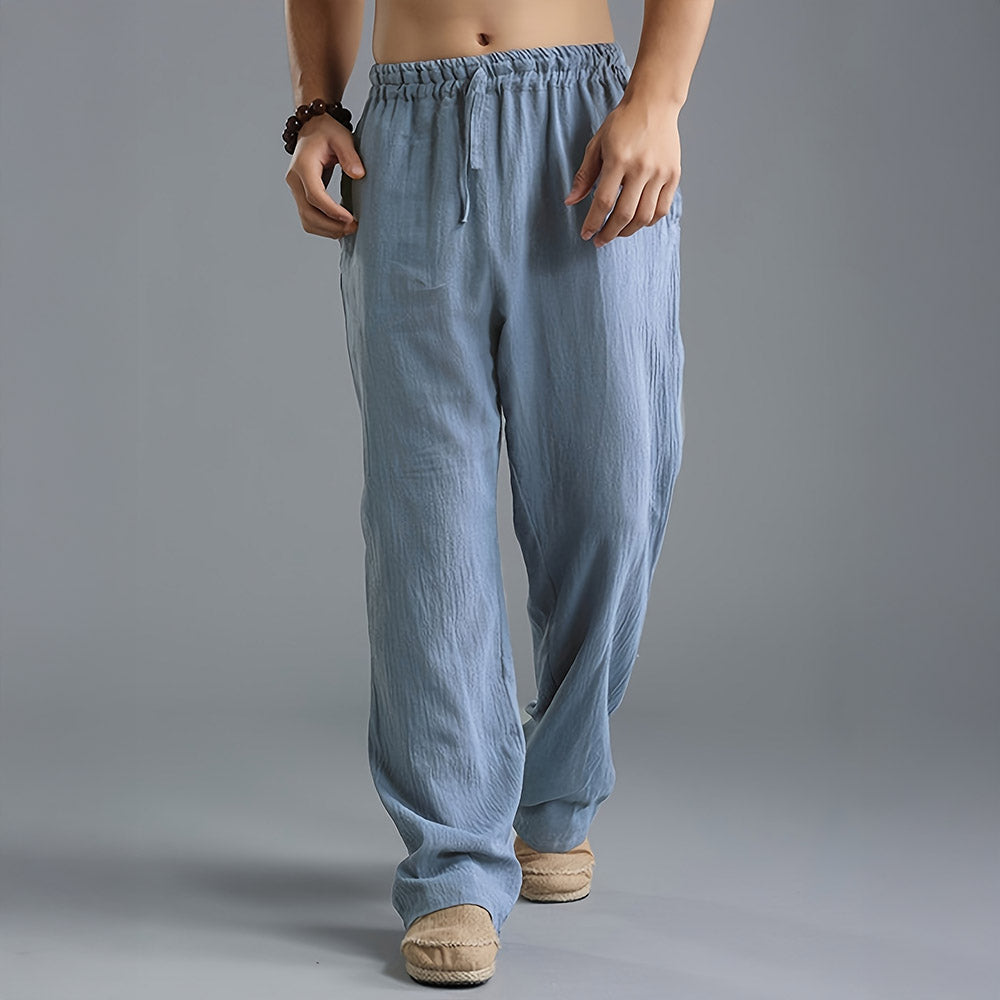 Pantaloni di lino traspiranti