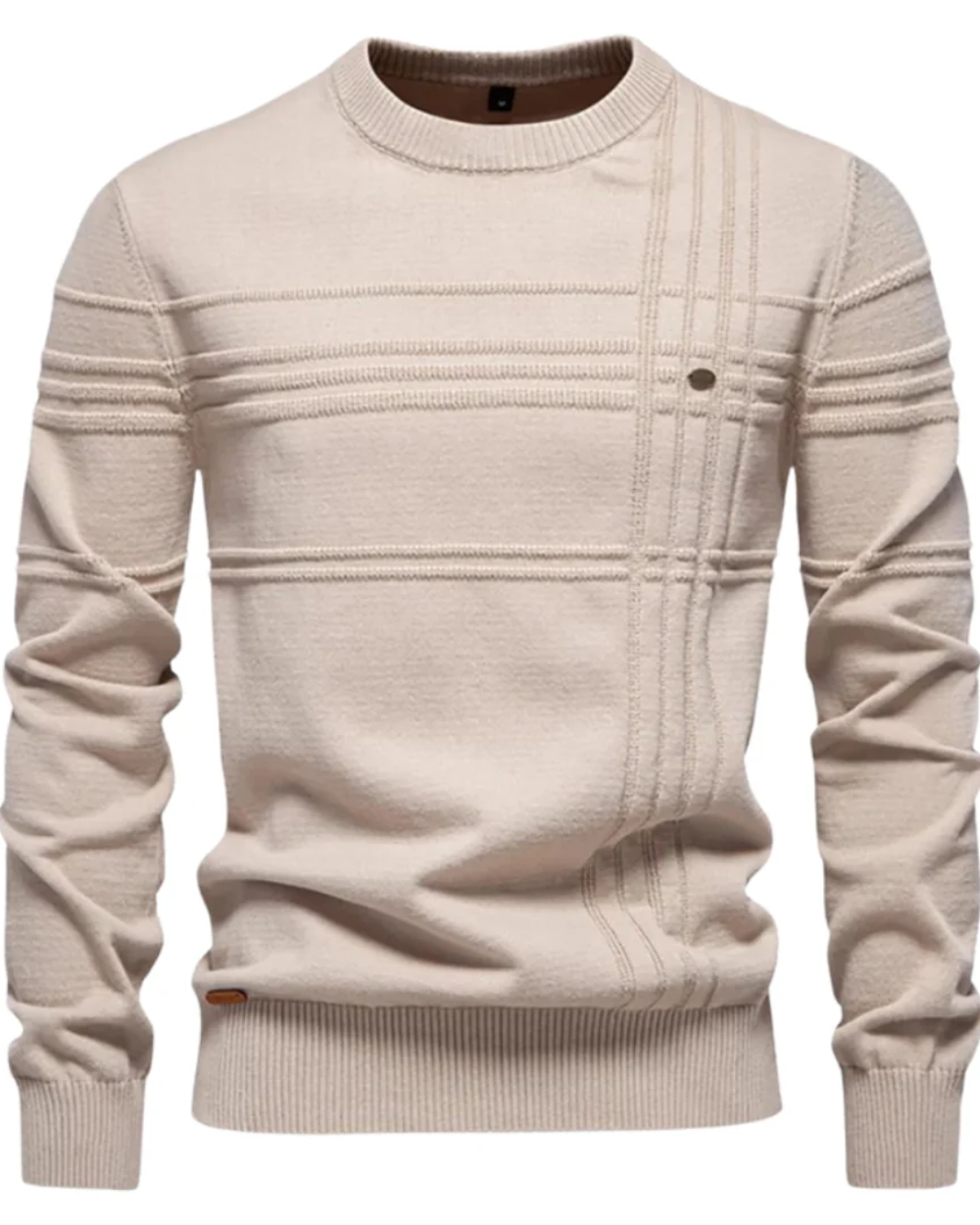 Maglione da uomo con design a scacchi