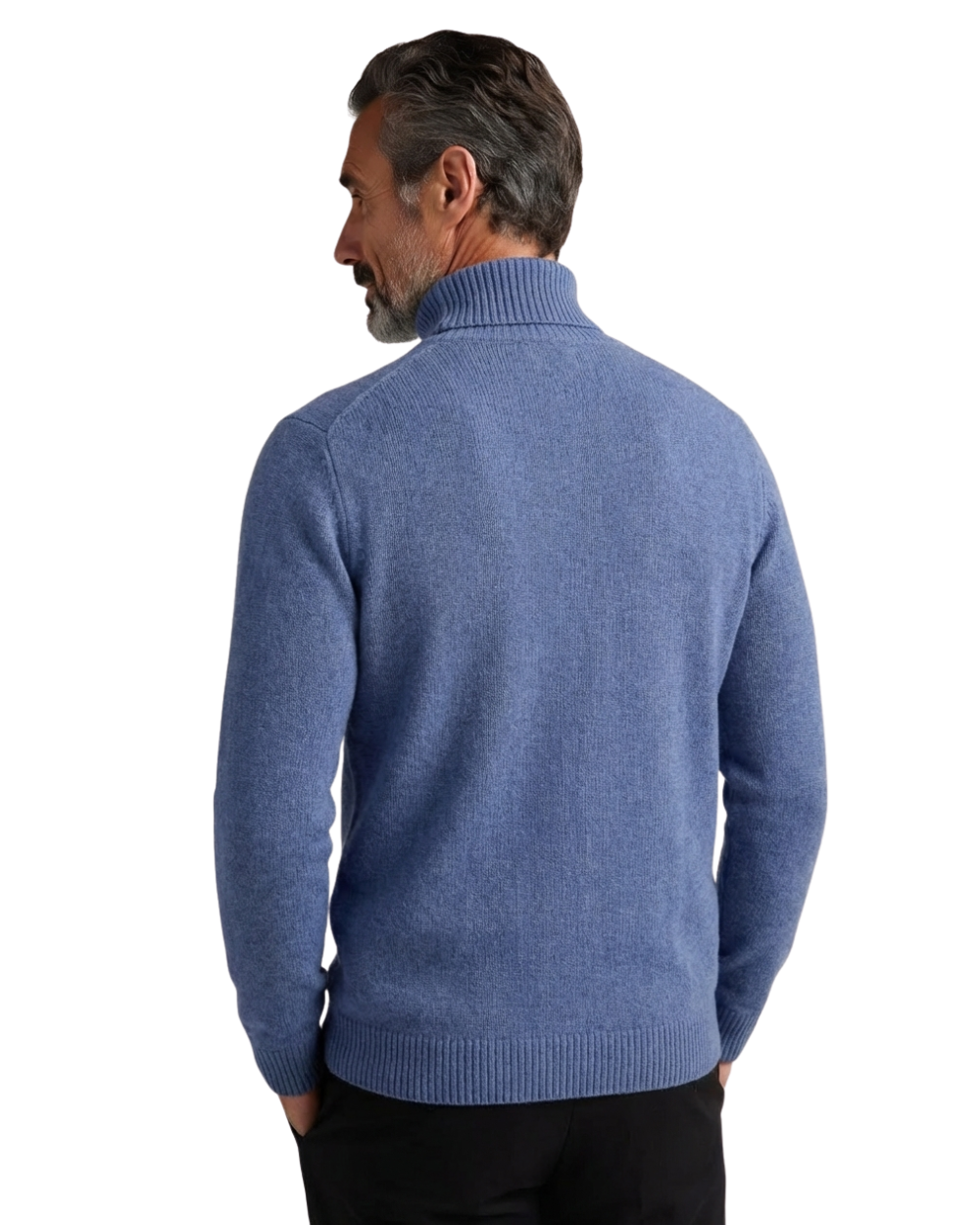 Maglione a collo alto in lana Portofino