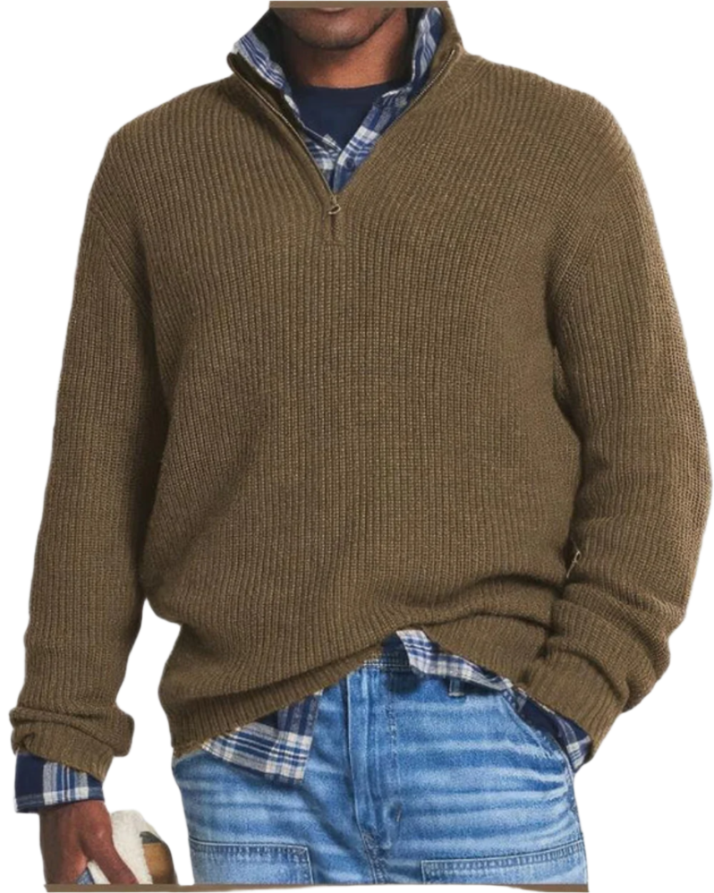 Maglione con zip Diego