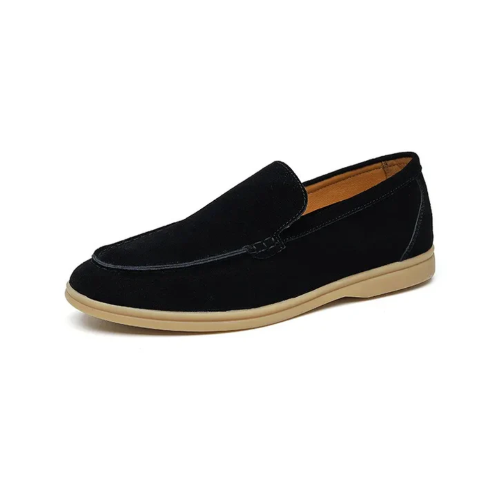Mocassini in pelle scamosciata premium