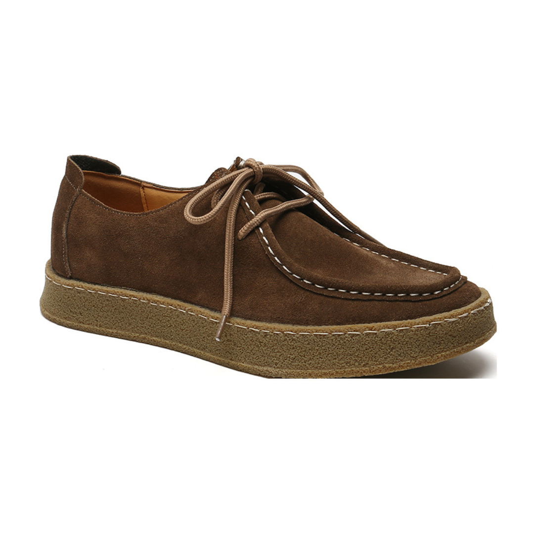 Scarpe casual da città in pelle scamosciata