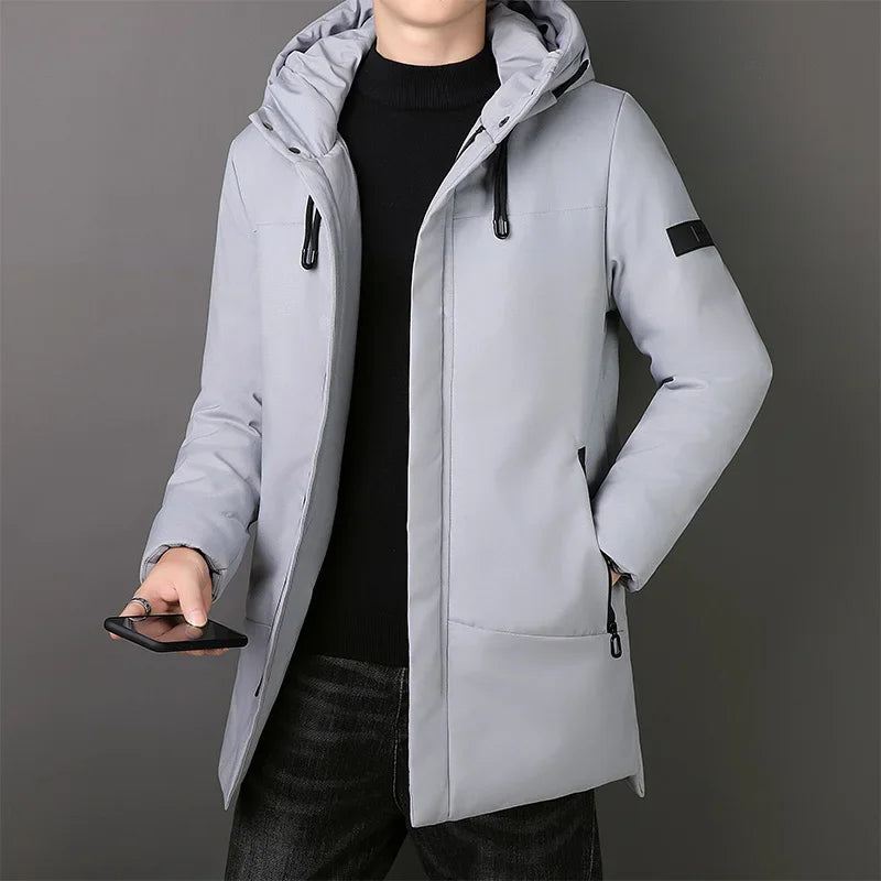 Giacca lunga elegante da uomo